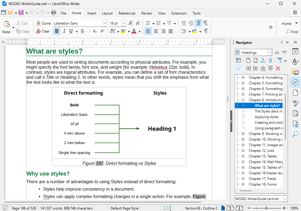 LibreOffice uygulama görseli